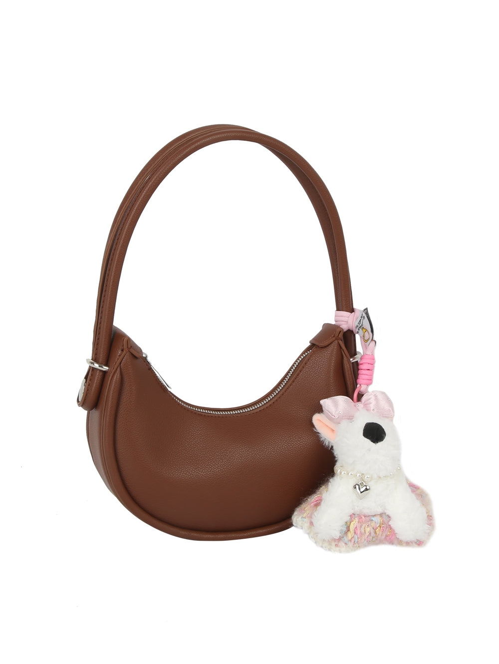 Shoulder Bag with Animal Charm
