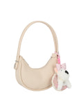 Shoulder Bag with Animal Charm