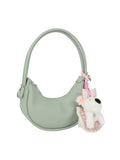 Shoulder Bag with Animal Charm