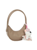 Shoulder Bag with Animal Charm