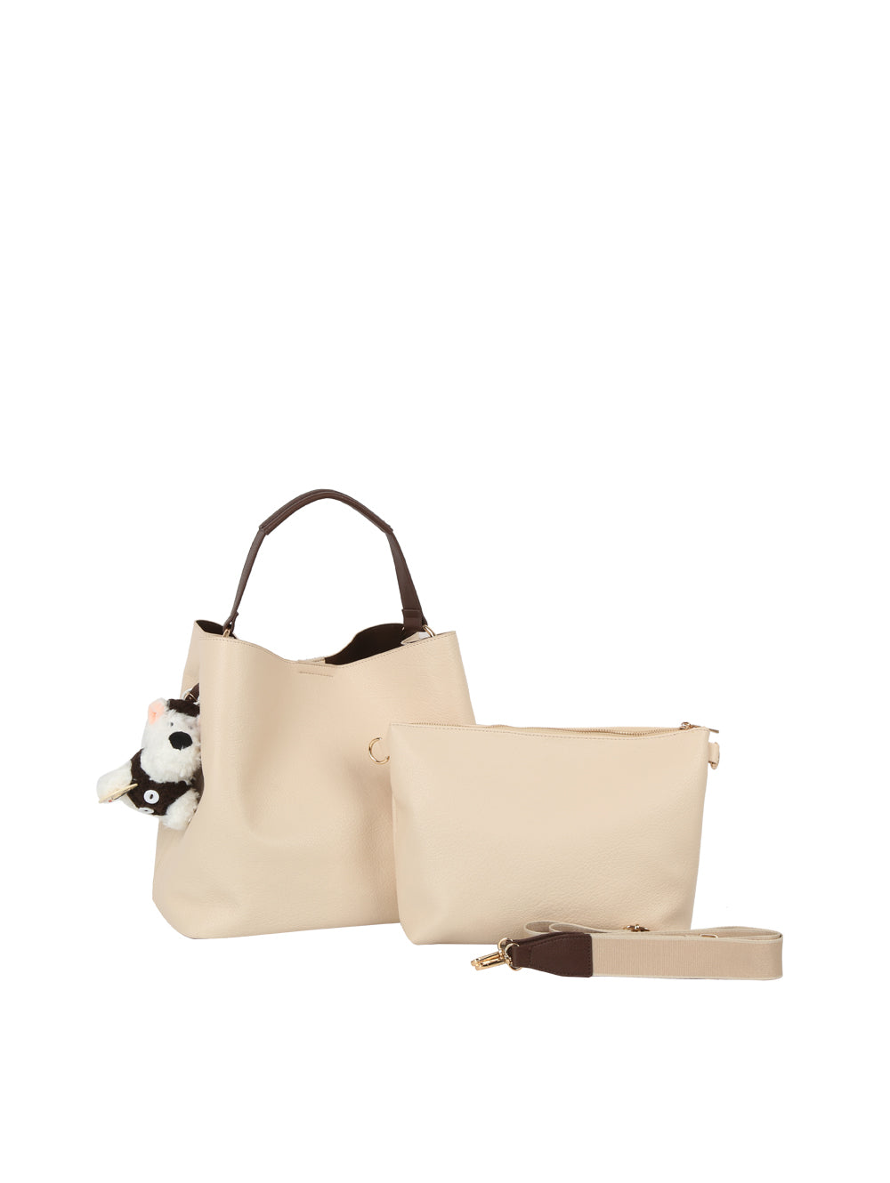 2 In 1 Tote Bag with Animal Charm