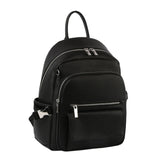 Buckled sides backpack with multi-pockets