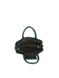 Calin Croc-Embossed Structured Satchel Bag
