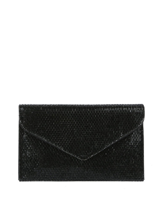Woven Metallic Shoulder Bag
