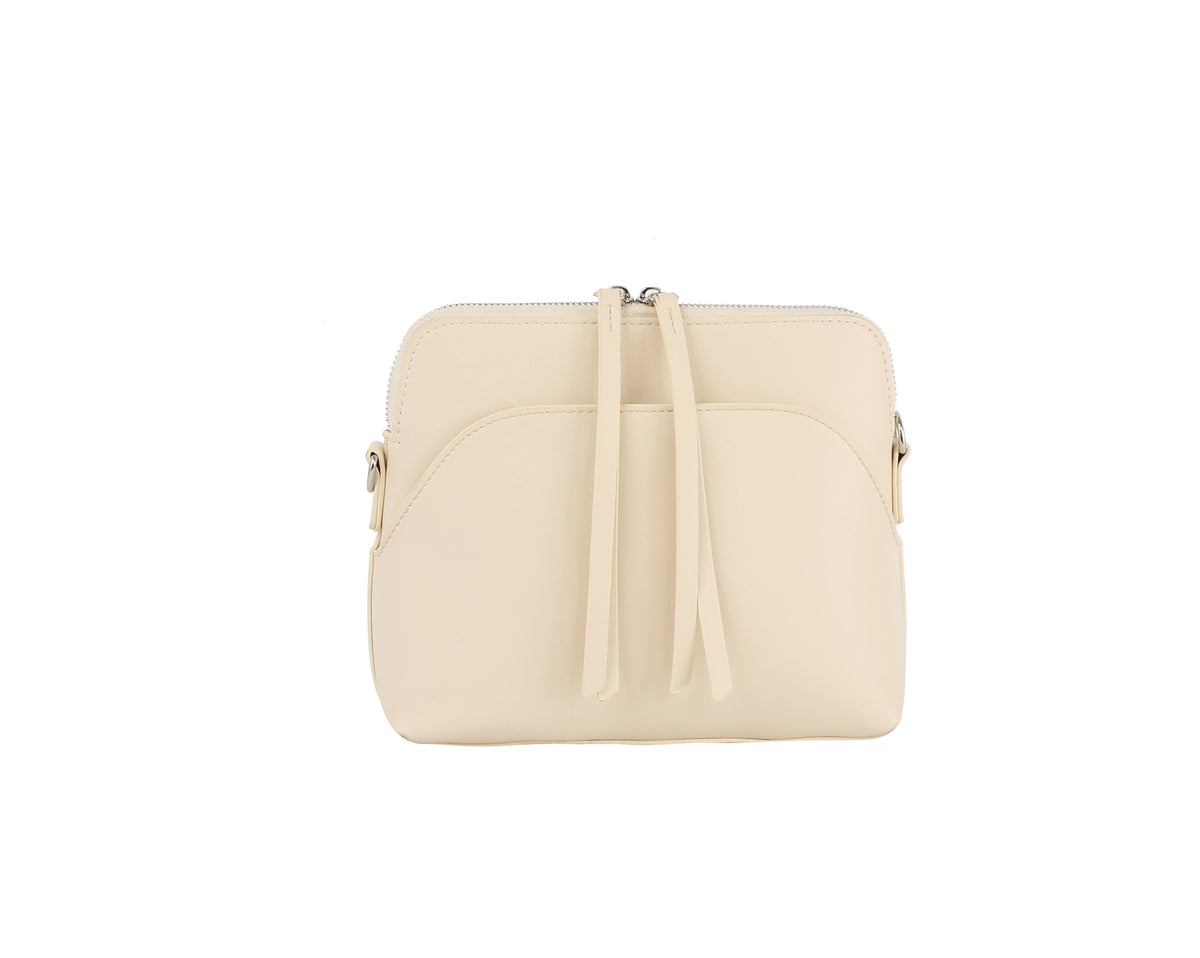Zipper puller accent crossbody