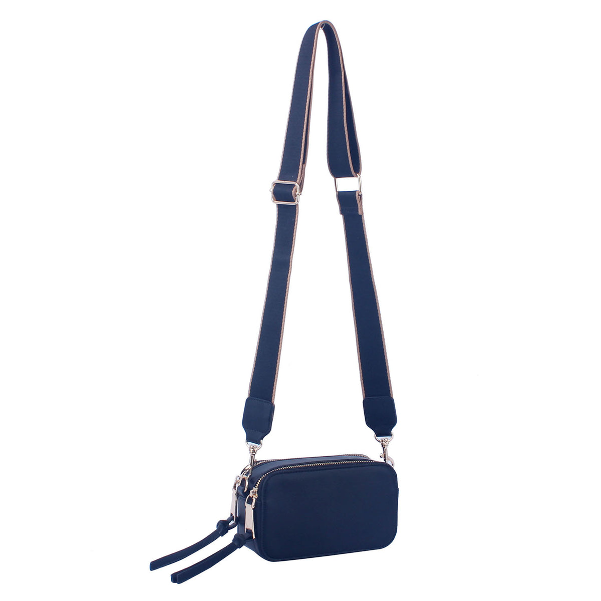 Double compartments crossbody