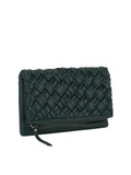 ecostitch Woven Front Flap Clutch