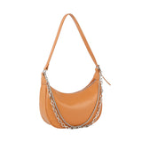 Women Chain Detail Crescent Shoulder bag