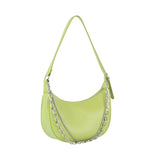 Women Chain Detail Crescent Shoulder bag