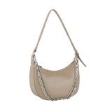 Women Chain Detail Crescent Shoulder bag