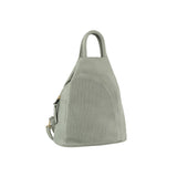Laser cut convertible one and double strap backpack