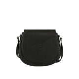 Front pocket flap whipstitching detailed saddle