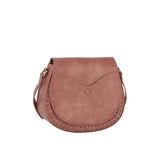 Front pocket flap whipstitching detailed saddle